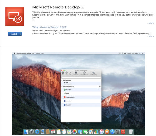 microsoft desktop installer for mac