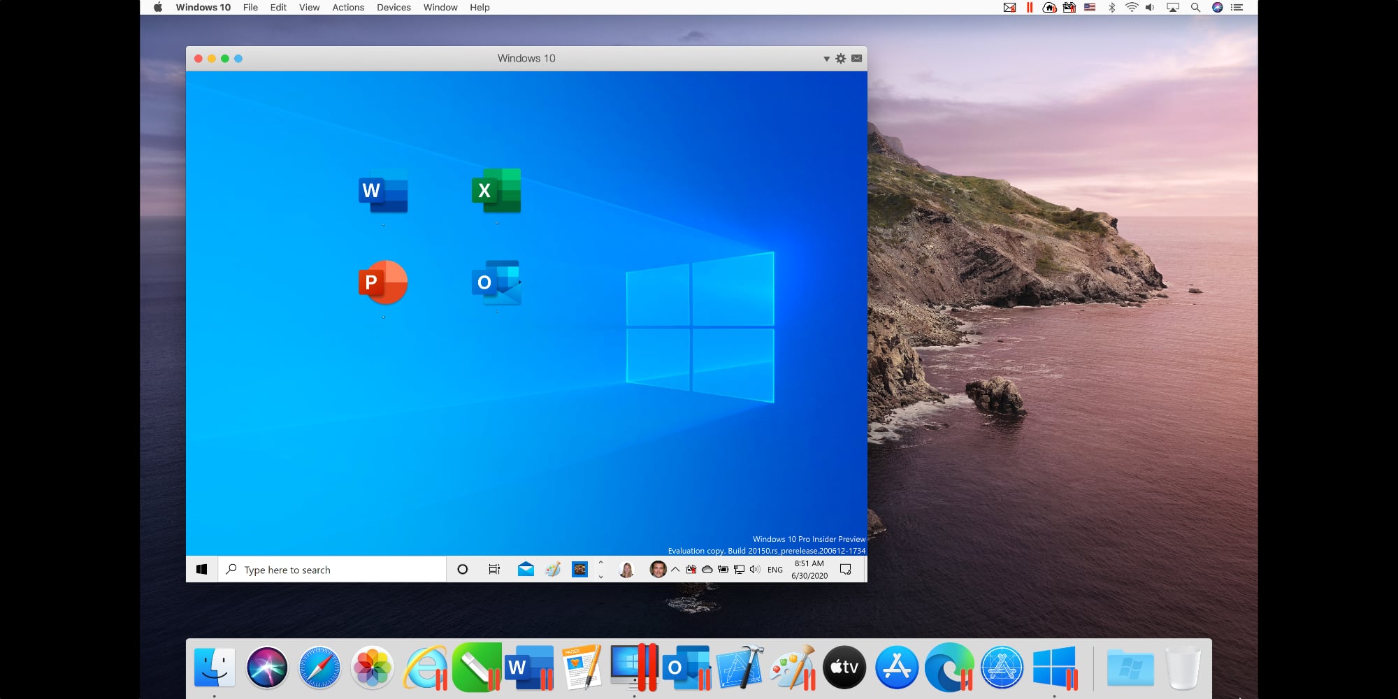 windows emulator mac parallels